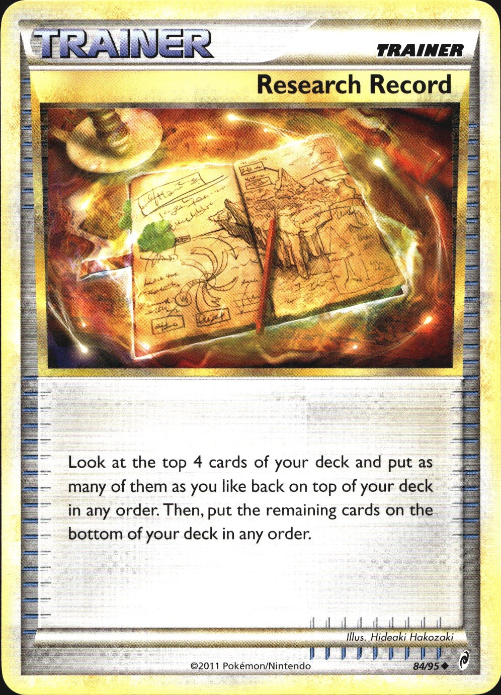 Research Record 84/95 Uncommon Call of Legends Pokemon Near Mint