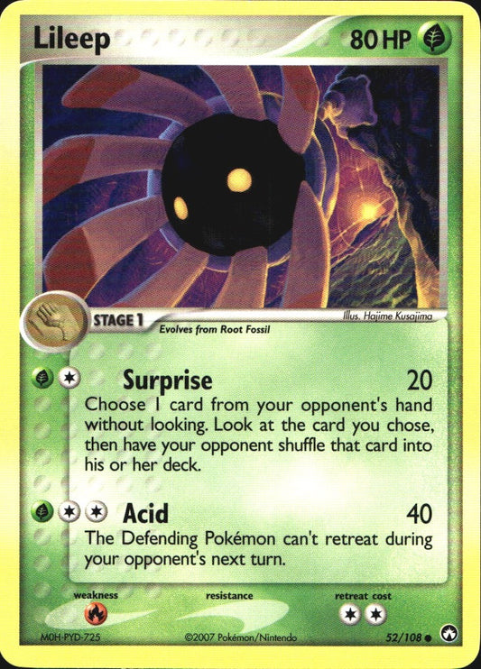 Lileep 52/108 Common Power Keepers Pokemon Near Mint