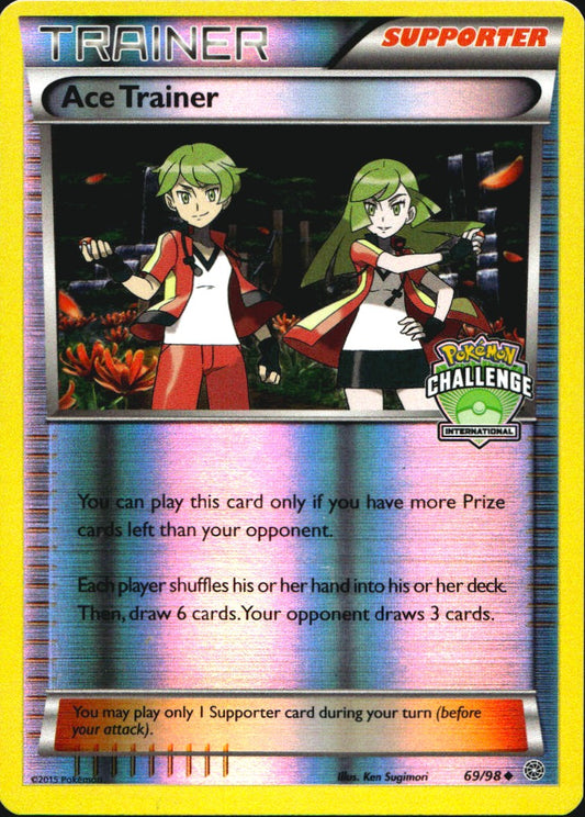 Ace Trainer 069/098 Holofoil Promo League & Championship Cards Pokemon Near Mint