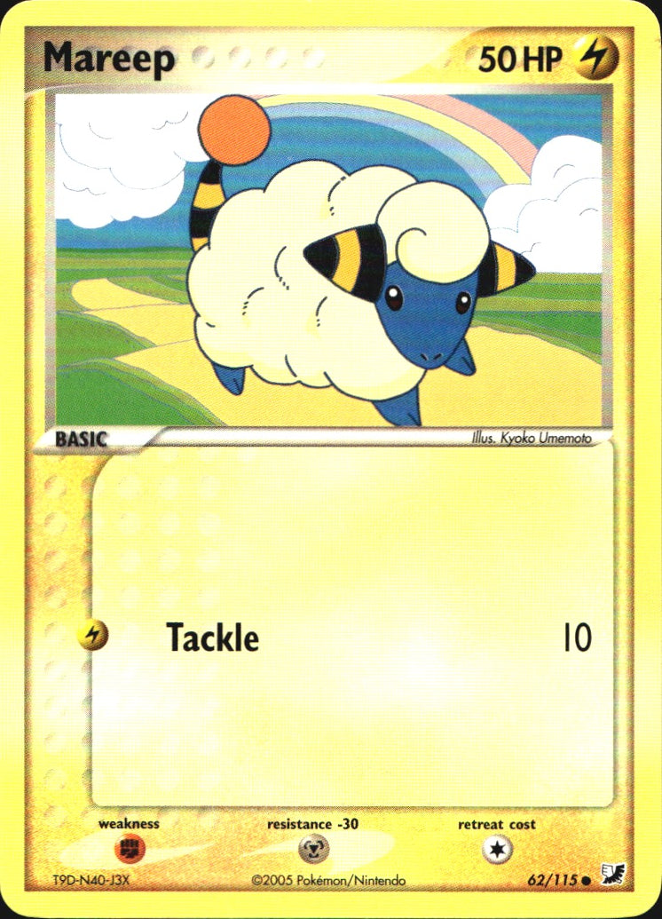 Mareep 62/115 Common Unseen Forces Pokemon Near Mint