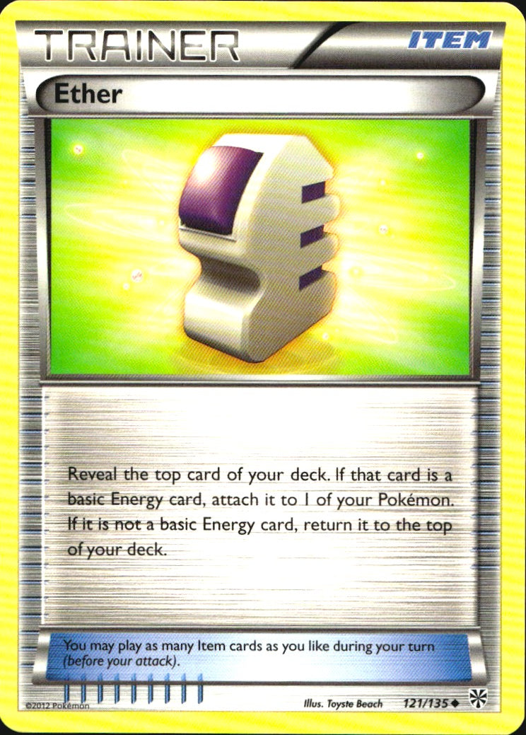 Ether 121/135 Uncommon Plasma Storm Pokemon Near Mint