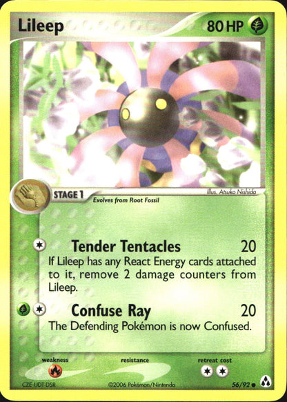 Lileep 56/92 Common Legend Maker Pokemon Near Mint