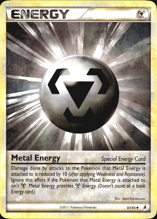 Metal Energy 87/95 Uncommon Call of Legends Pokemon Near Mint