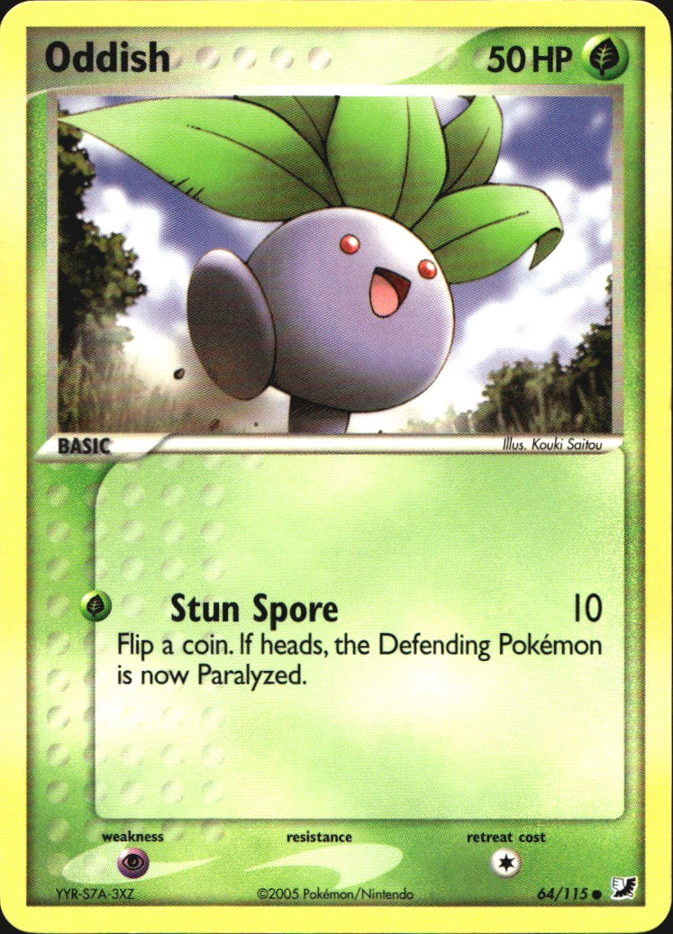 Oddish 64/115 Common Unseen Forces Pokemon Near Mint