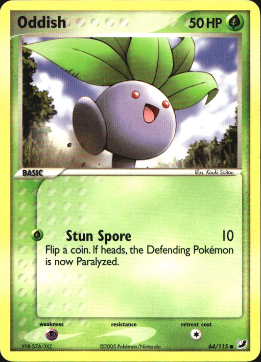 Oddish 64/115 Common Unseen Forces Pokemon Near Mint