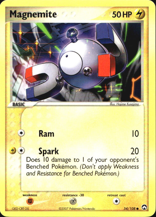 Magnemite 54/108 Common Power Keepers Pokemon Near Mint