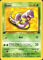 Ekans 56/82 Common Team Rocket Pokemon 1st Edition Near Mint