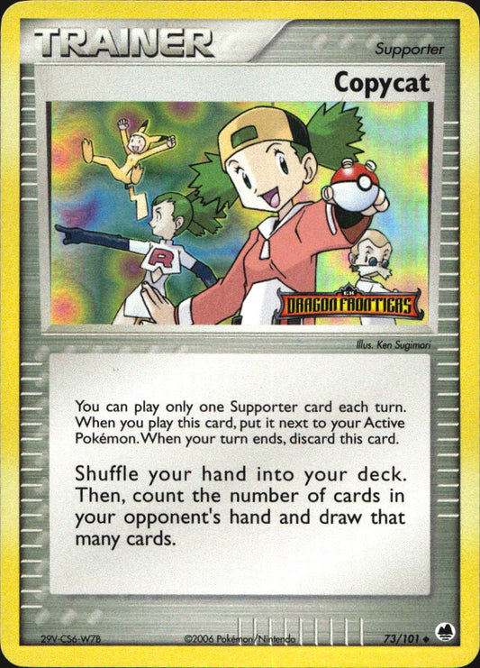 Copycat 73/101 Uncommon Dragon Frontiers Pokemon Reverse Holo Near Mint