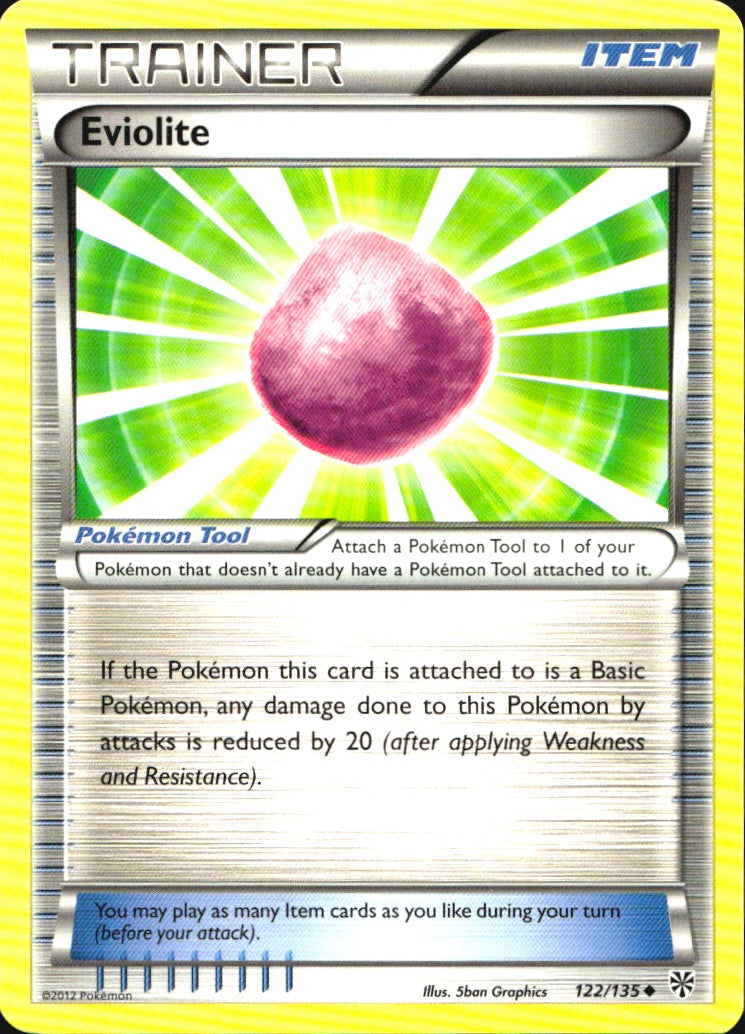 Eviolite 122/135 Uncommon Plasma Storm Pokemon Near Mint