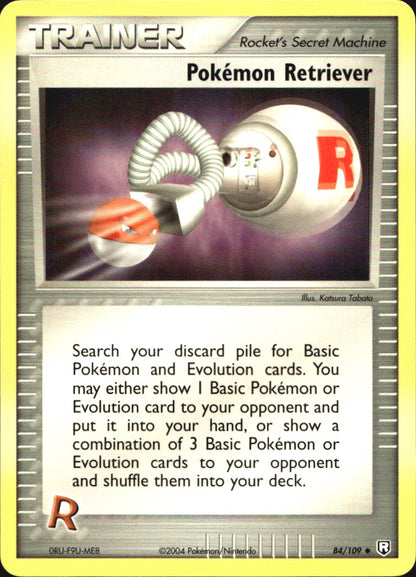 Pokemon Retriever 84/109 Uncommon Team Rocket Returns Pokemon Near Mint