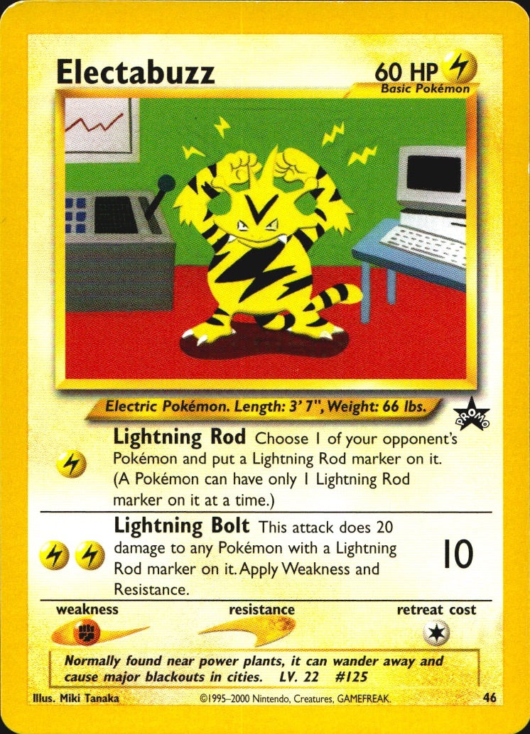 Electabuzz 46 Promo Wizards Black Star Promos Pokemon Near Mint