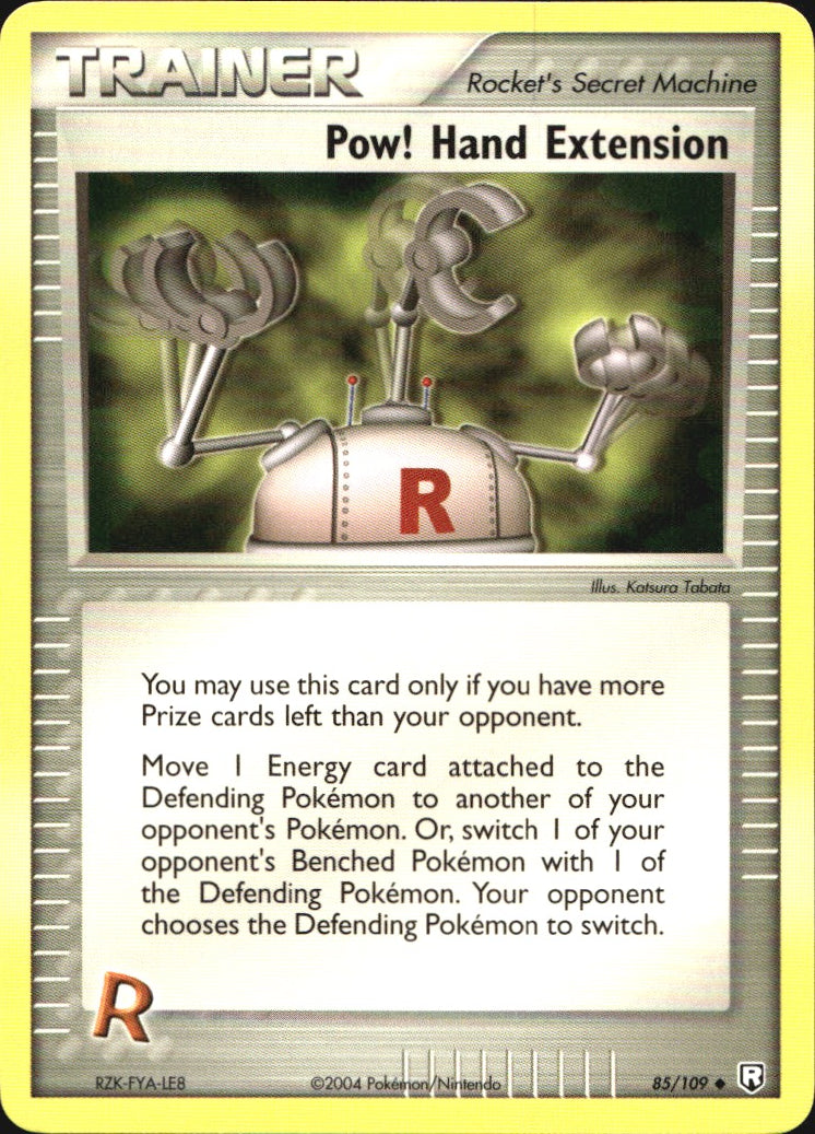 Pow! Hand Extension 85/109 Uncommon Team Rocket Returns Pokemon Near Mint