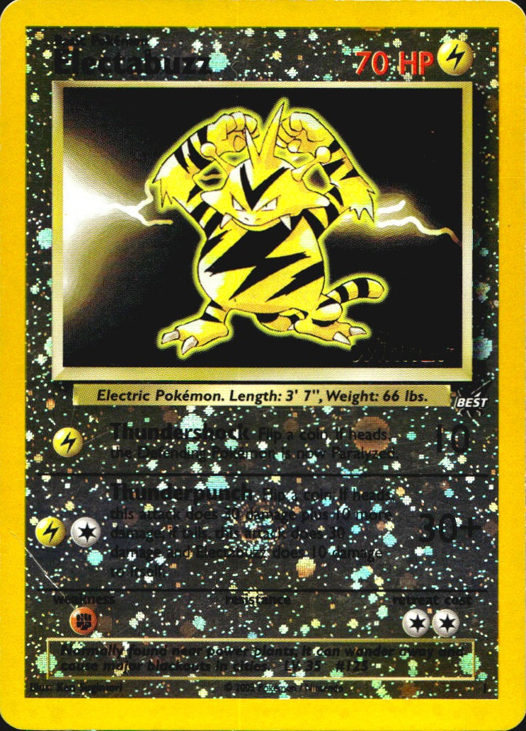 Electabuzz 1/9 Promo Best of Game Winner Pokemon Near Mint