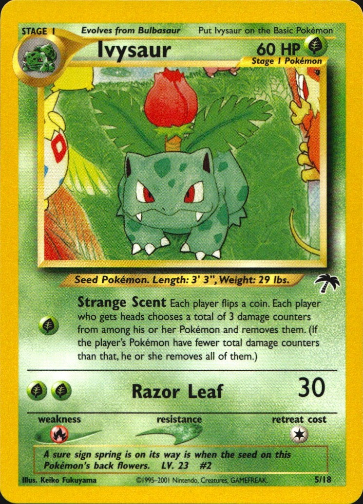 Ivysaur 5/18 Southern Islands Pokemon Near Mint