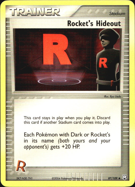 Rocket's Hideout 87/109 Uncommon Team Rocket Returns Pokemon Near Mint