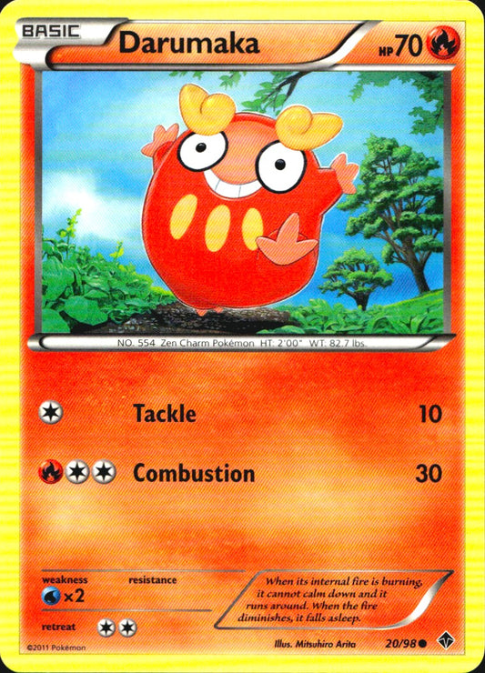 Darumaka 20/98 Common Emerging Powers Pokemon Near Mint