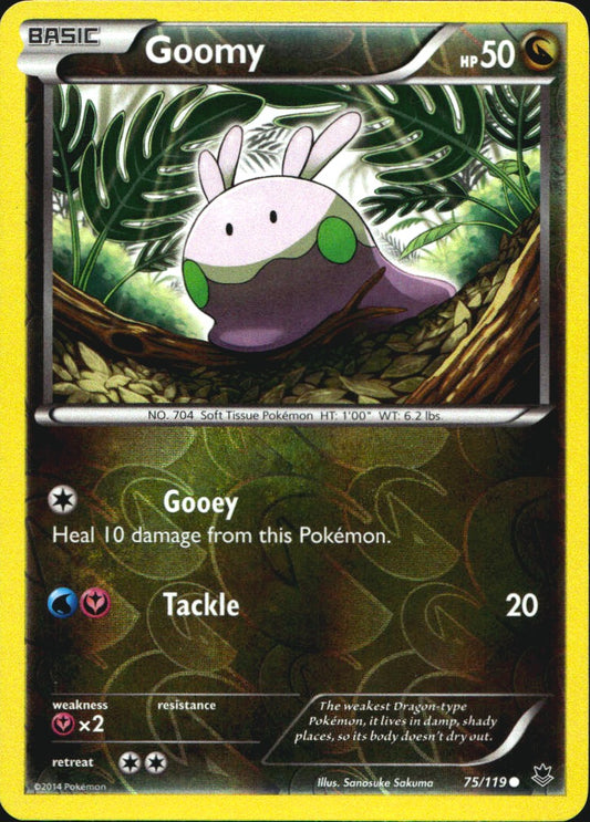 Goomy 75/119 Common Phantom Forces Pokemon Reverse Holo Near Mint