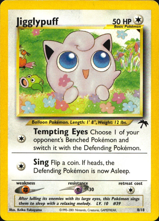 Jigglypuff 8/18 Southern Islands Pokemon Near Mint
