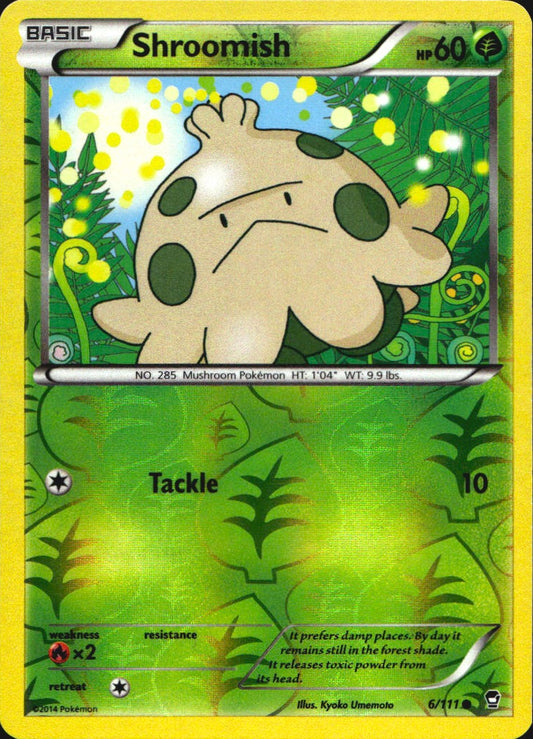 Shroomish 6/111 Common Furious Fists Pokemon Reverse Holo Near Mint