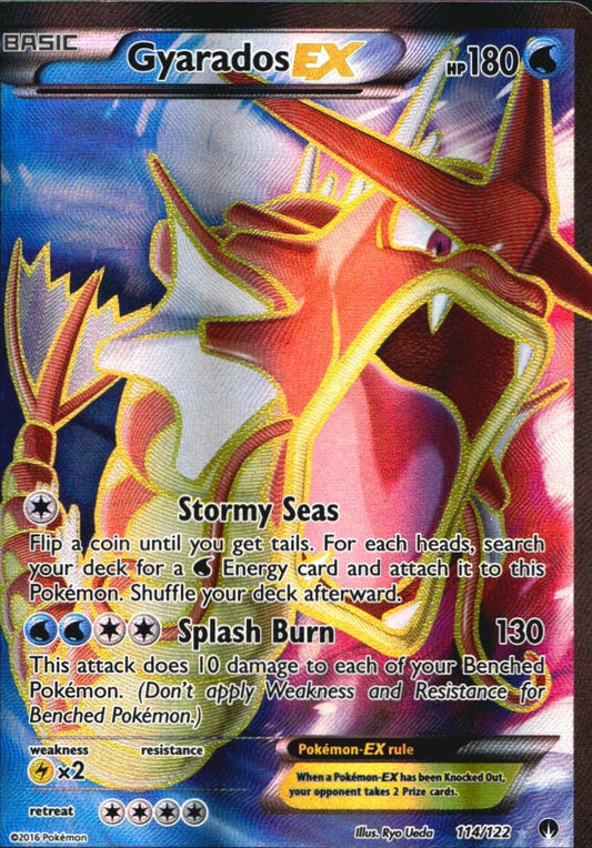 Gyarados EX 114/122 Rare Ultra BREAKpoint Pokemon Near Mint