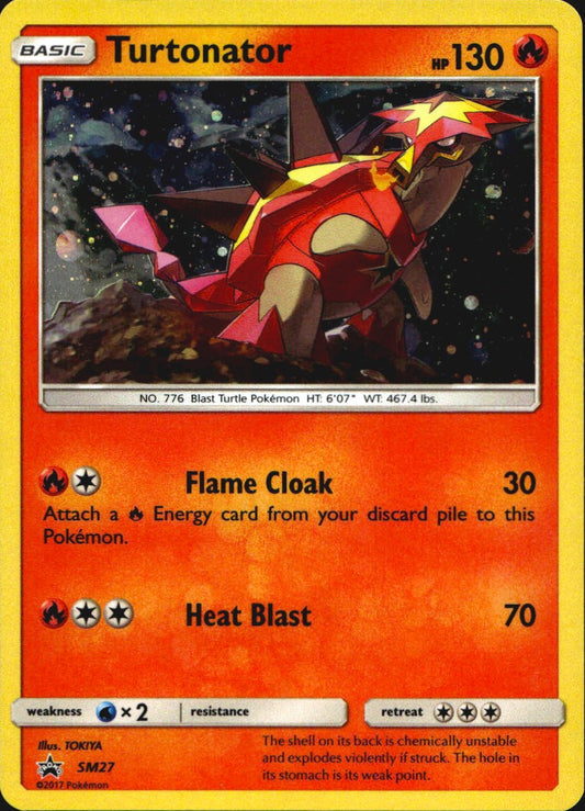 Turtonator SM27 Promo SM Black Star Promos Pokemon Near Mint