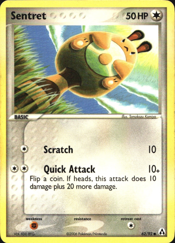 Sentret 62/92 Common Legend Maker Pokemon Near Mint