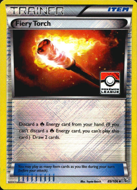 Fiery Torch 089/106 Holofoil Promo League & Championship Cards Pokemon Near Mint