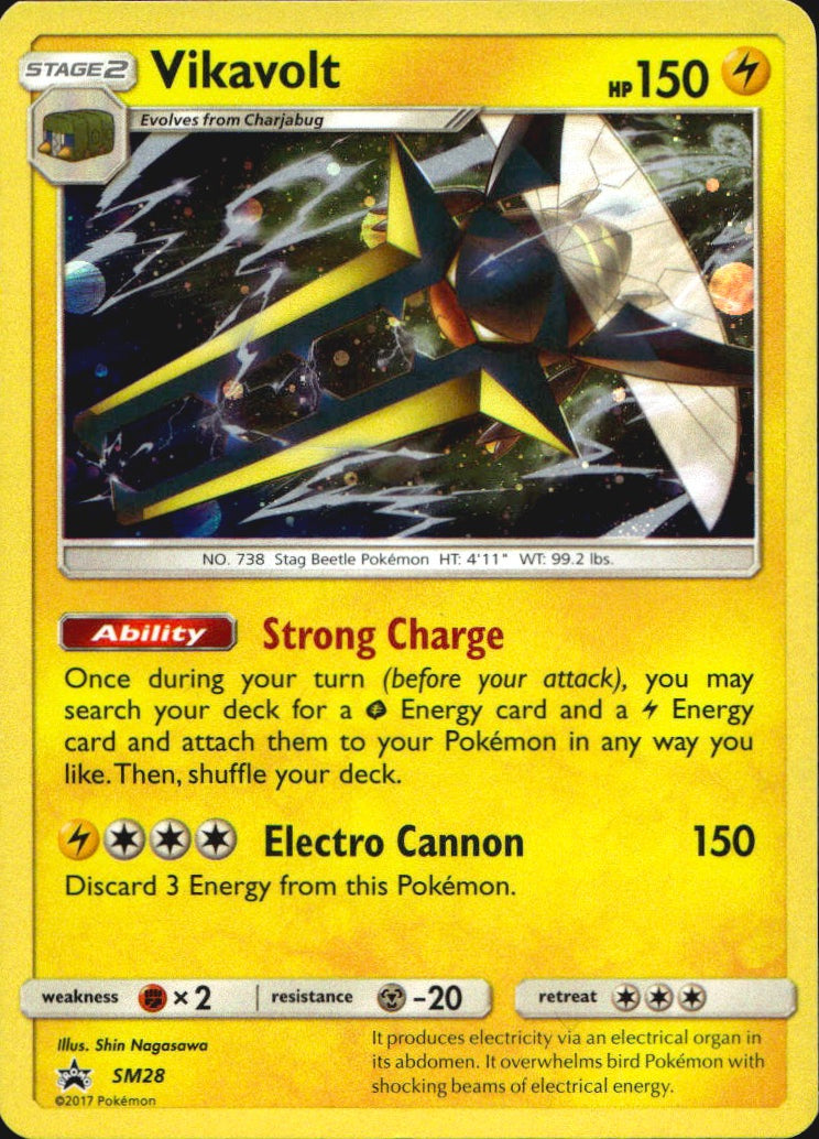 Vikavolt SM28 Promo SM Black Star Promos Pokemon Near Mint