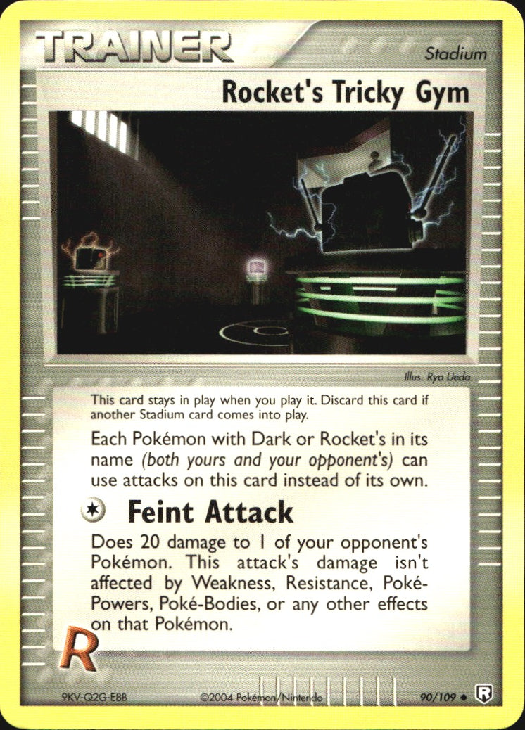 Rocket's Tricky Gym 90/109 Uncommon Team Rocket Returns Pokemon Near Mint
