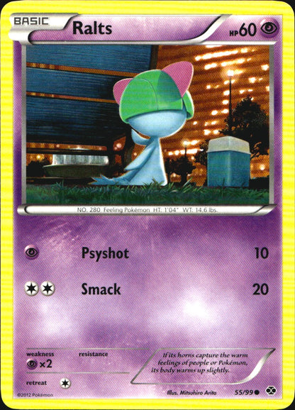 Ralts 55/99 Common Next Destinies Pokemon Near Mint