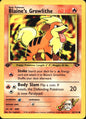 Blaine's Growlithe 62/132 Common Gym Challenge Pokemon 1st Edition Near Mint