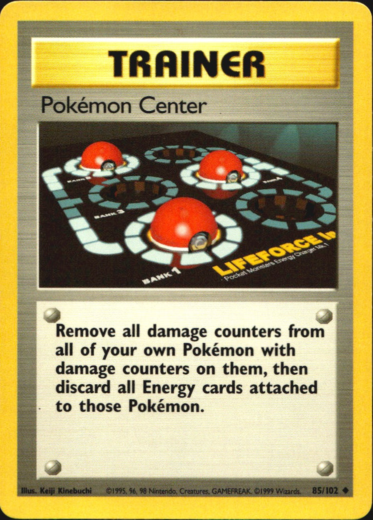 Pokemon Center 85/102 Uncommon Base Set Unlimited Pokemon Near Mint