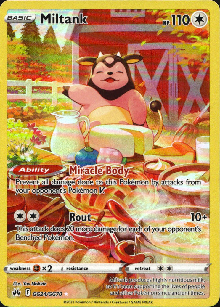 Miltank GG24/GG70 Holo Crown Zenith Galarian Gallery Pokemon NM