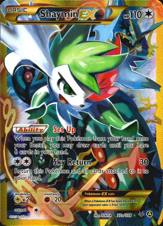 Shaymin EX 77a/108 Holofoil Promo Alternate Art Promos Pokemon Near Mint
