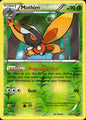 Mothim 4/124 Rare Fates Collide Pokemon Reverse Holo Near Mint