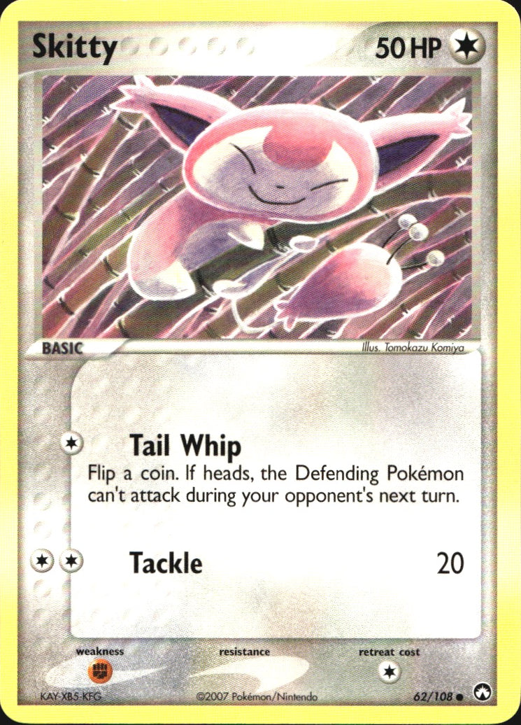 Skitty 62/108 Common Power Keepers Pokemon Near Mint