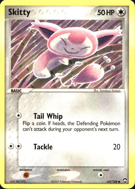Skitty 62/108 Common Power Keepers Pokemon Near Mint