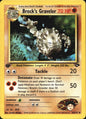 Brock's Graveler 34/132 Uncommon Gym Challenge Pokemon 1st Edition Near Mint