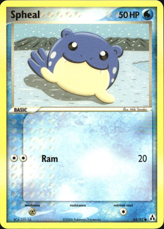 Spheal 65/92 Common Legend Maker Pokemon Near Mint