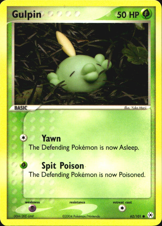 Gulpin 62/101 Common Hidden Legends Pokemon Near Mint