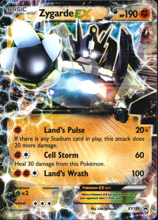 Zygarde EX XY151 Promo XY Black Star Promos Pokemon Near Mint