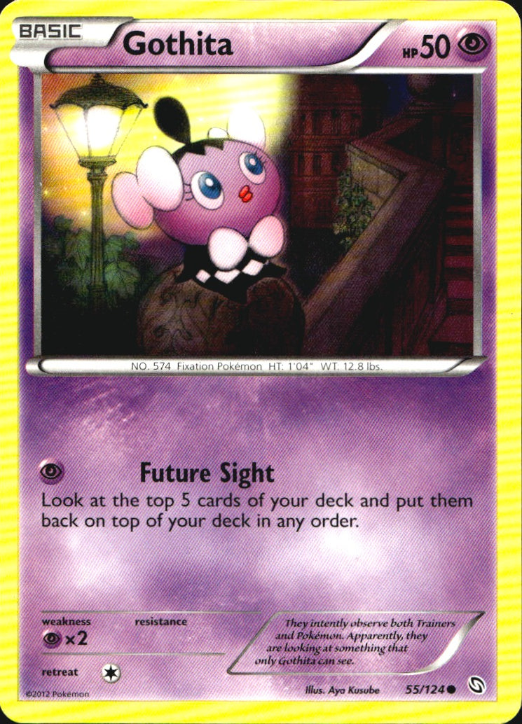 Gothita 55/124 Common Dragons Exalted Pokemon Near Mint