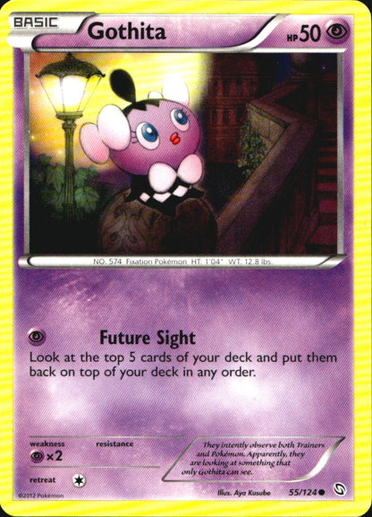 Gothita 55/124 Common Dragons Exalted Pokemon Near Mint