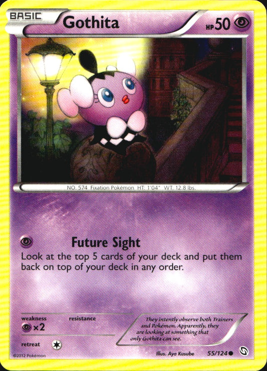 Gothita 55/124 Common Dragons Exalted Pokemon Near Mint