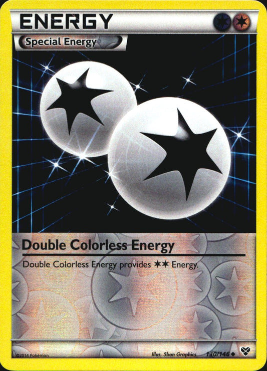 Double Colorless Energy 130/146 Uncommon XY Pokemon Reverse Holo Near Mint