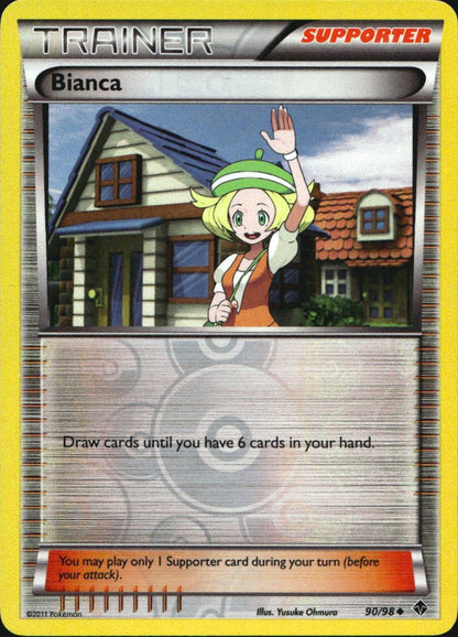Bianca 90/98 Uncommon Emerging Powers Pokemon Reverse Holo Near Mint