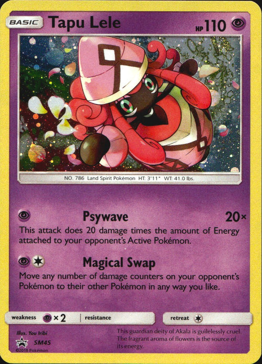 Tapu Lele SM45 Promo SM Black Star Promos Pokemon Near Mint