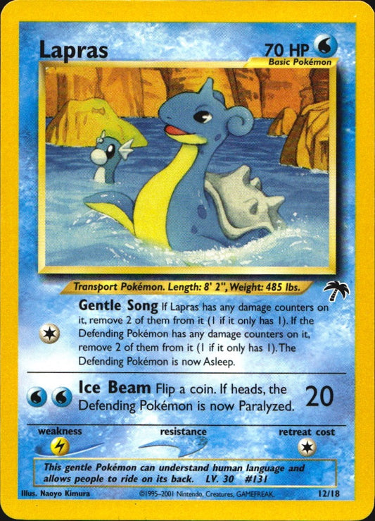 Lapras 12/18 Southern Islands Pokemon Near Mint