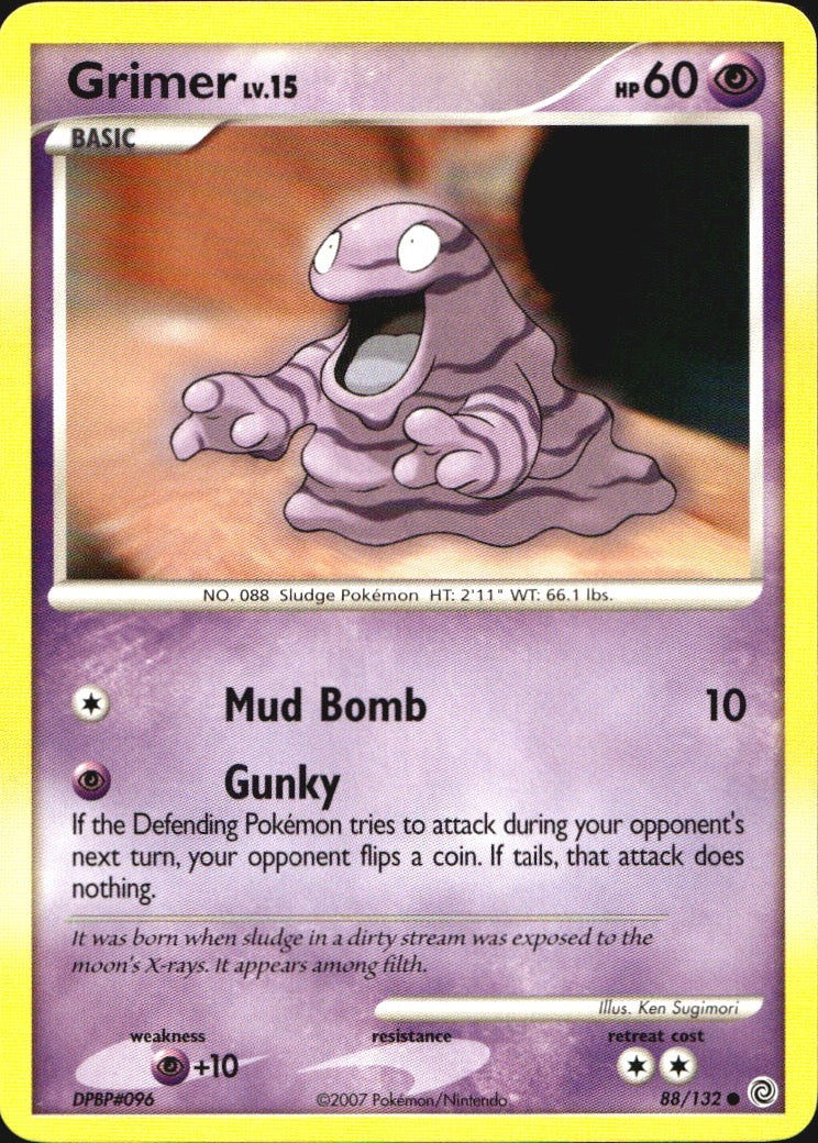 Grimer 88/132 Common Secret Wonders Pokemon Near Mint
