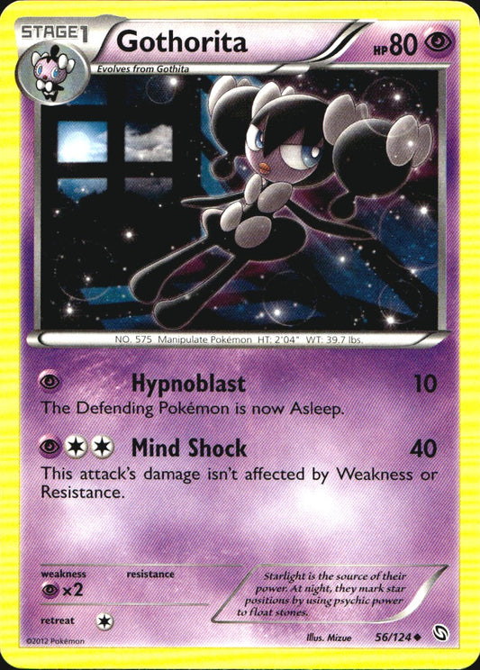 Gothorita 56/124 Uncommon Dragons Exalted Pokemon Near Mint